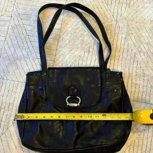 Kenneth Cole soft black leather purse